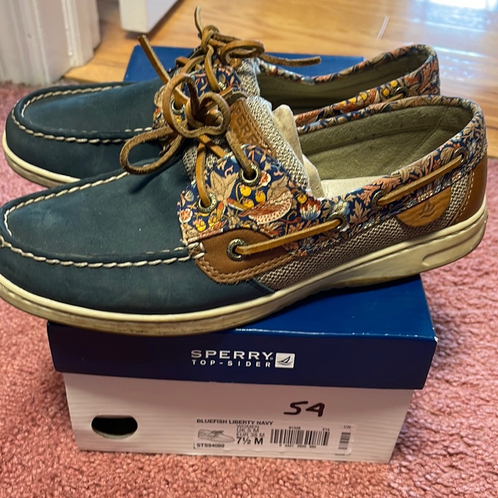 COPY - Sperry womens Bluefish liberty navy